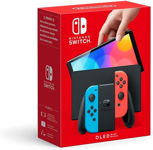 Nintendo switch oled blu - oled, neon